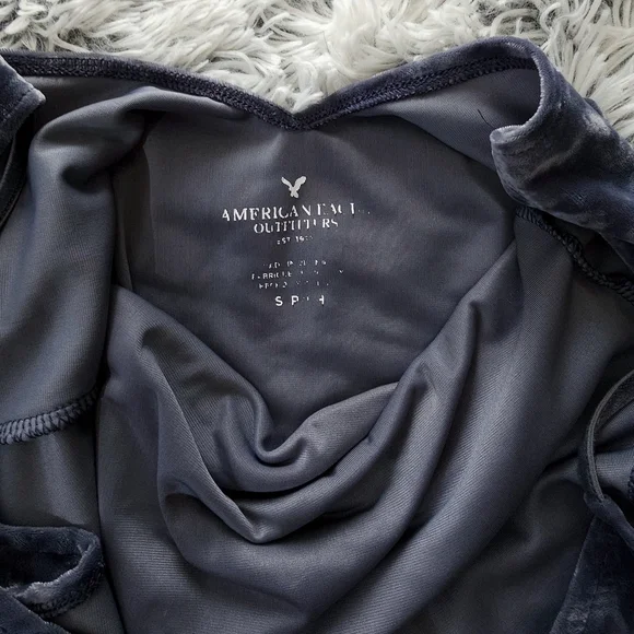 American Eagle Outfitters Navy Bodysuit - Picture 2 of 4